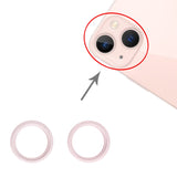 2 PCS Rear Camera Glass Lens Metal Outside Protector Hoop Ring for iPhone 13 mini, For iPhone 13 mini