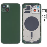 Back Housing Cover with SIM Card Tray & Side  Keys & Camera Lens for iPhone 13, For iPhone 13(with Card Tray & Side Keys), For iPhone 13(with SIM Card Tray & Side Keys), For iPhone 13
