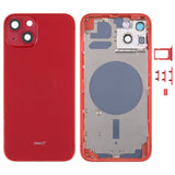 Back Housing Cover with SIM Card Tray & Side  Keys & Camera Lens for iPhone 13, For iPhone 13(with Card Tray & Side Keys), For iPhone 13(with SIM Card Tray & Side Keys), For iPhone 13