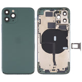 Battery Back Cover (with Side Keys & Card Tray & Power + Volume Flex Cable & Wireless Charging Module) for iPhone 11 Pro Max, For ip11 Pro Max, For iPhone 11 Pro Max
