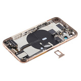 Battery Back Cover Assembly (with Side Keys & Power Button + Volume Button Flex Cable & Wireless Charging Module & Motor & Charging Port & Speaker Ringer Buzzer & Card Tray & Camera Lens Cover) for iPhone 11 Pro Max