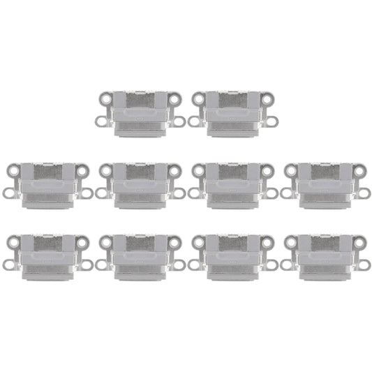 10 PCS Charging Port Connector for iPhone 6 / 6S, For iPhone 6 / 6S, For iPhone 6 / 6S (Light Grey)
