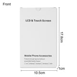 50 PCS Cardboard Packaging White Box for iPhone 8 Plus / 7 Plus LCD Screen, i8 Plus / i7 Plus Packaging Box