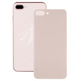 Easy Replacement Big Camera Hole Glass Back Battery Cover with Adhesive for iPhone 8 Plus
