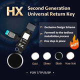 New Design Home Button (2 nd ) with Flex Cable for iPhone 8 Plus / 7 Plus / 8 / 7, 2nd For iPhone 8 Plus / 7 Plus / 8 / 7, 2nd for iPhone 8 Plus / 7 Plus / 8 / 7