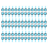 100 PCS Front Camera (Large) Sponge Foam Slice Pads for iPhone X, For iPhone X (Large)