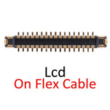 LCD Display FPC Connector On Flex Cable for iPhone XS Max / XS / X, For iPhone XS Max / XS / X