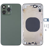 Stainless Steel Back Housing Cover with Appearance Imitation of iP13 Pro for iPhone XR, for iPhone XR(Stainless Steel Material,Green)