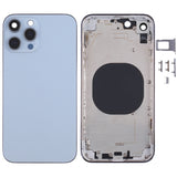 Stainless Steel Material Back Housing Cover with Appearance Imitation of iP13 Pro for iPhone XR, for iPhone XR(Black), for iPhone XR(Gold), for iPhone XR(Blue), for iPhone XR(White)