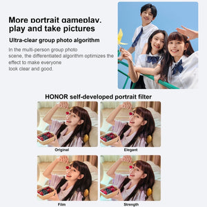 Triple Back Cameras + Dual Front Cameras, Screen Fingerprint Identification, 6.78 inch Magic UI 7.1 Android 13 Qualcomm Snapdragon 8+ Gen 1 Octa Core up to 3.0GHz, Network: 5G, OTG, NFC, Not Support Google Play, Honor 90 Pro 5G 12GB+256GB