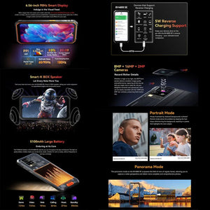 Blackview BV4800 SE Rugged Phone, 4GB+64GB, 6.56 inch Android 15 UMS9320E T615 Octa Core, Network: 4G, OTG, NFC, BV4800 SE 4GB+64GB