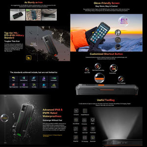 Blackview BV4800 SE Rugged Phone, 4GB+64GB, 6.56 inch Android 15 UMS9320E T615 Octa Core, Network: 4G, OTG, NFC, BV4800 SE 4GB+64GB