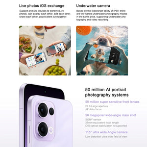 OPPO Reno13 AI Phone, 12GB+256GB, Screen Fingerprint, 6.59 inch ColorOS 15.0 Dimensity 8350 Octa Core, NFC, OTG, Network: 5G