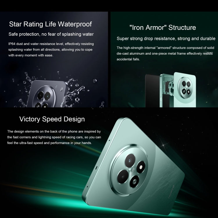 Realme 13, 12GB+512GB, Side Fingerprint Identification, 6.72 inch Realme UI 5.0 Dimensity 6300 5G Octa Core, Network: 5G, Realme 13, 12GB+512GB