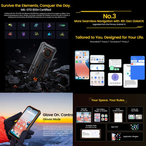 Blackview BV6200 Plus, 8GB+256GB, IP68/IP69K/MIL-STD-810H, 6.56 inch Android 14 Unisoc UMS9230 T606 Octa Core, Network: 4G, OTG, NFC