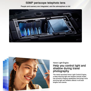 Honor 300 Ultra, 16GB+1TB, Screen Fingerprint, 6.78 inch MagicOS 9.0 / Android 15 Snapdragon 8 Gen 3 Octa Core, Network: 5G, NFC, OTG, Not Support Google Play