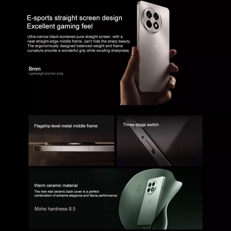 OnePlus Ace 5, 12GB+256GB, 6.78 inch ColorOS 15.0 Snapdragon 8 Gen 3 Octa Core, NFC, Network: 5G, 16GB+256GB