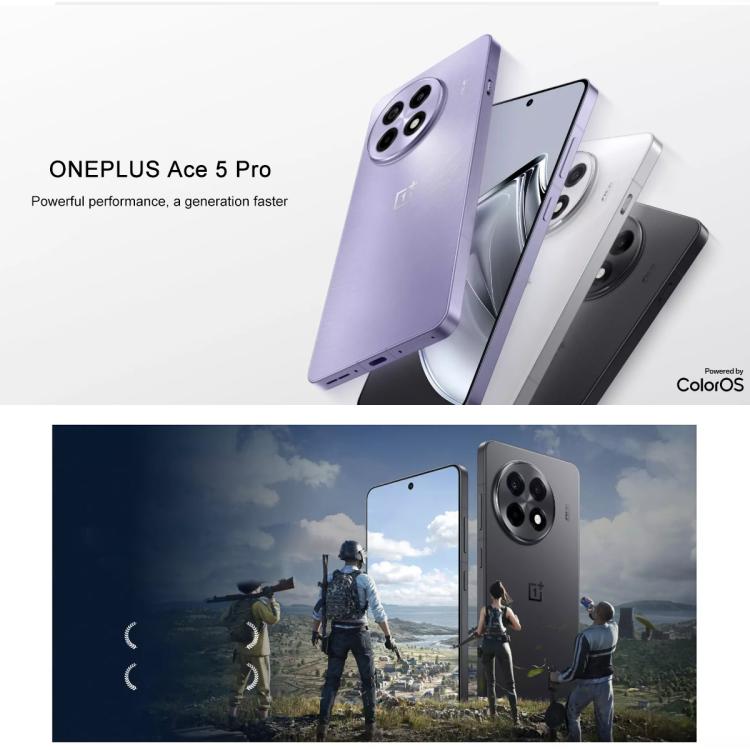 OnePlus Ace 5 Pro, 16GB+512GB, 6.78 inch ColorOS 15.0 Snapdragon 8 Elite Octa Core, NFC, Network: 5G