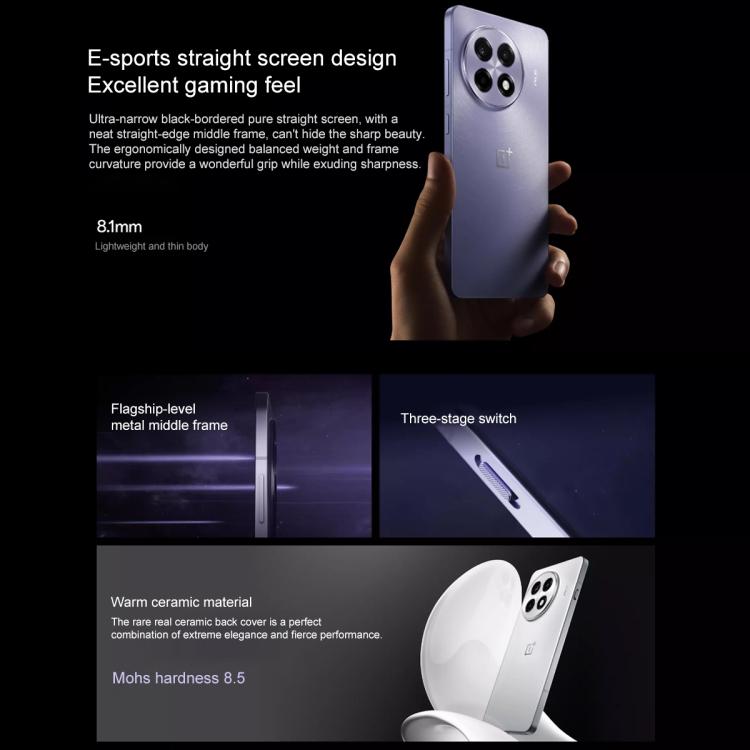 OnePlus Ace 5 Pro, 16GB+512GB, 6.78 inch ColorOS 15.0 Snapdragon 8 Elite Octa Core, NFC, Network: 5G