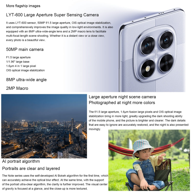 Xiaomi Redmi Note 14 Pro, 8GB+256GB, 6.67 inch Xiaomi HyperOS Mediatek Dimensity 7300-Ultra Octa Core, NFC, Network: 5G, 8GB+256GB