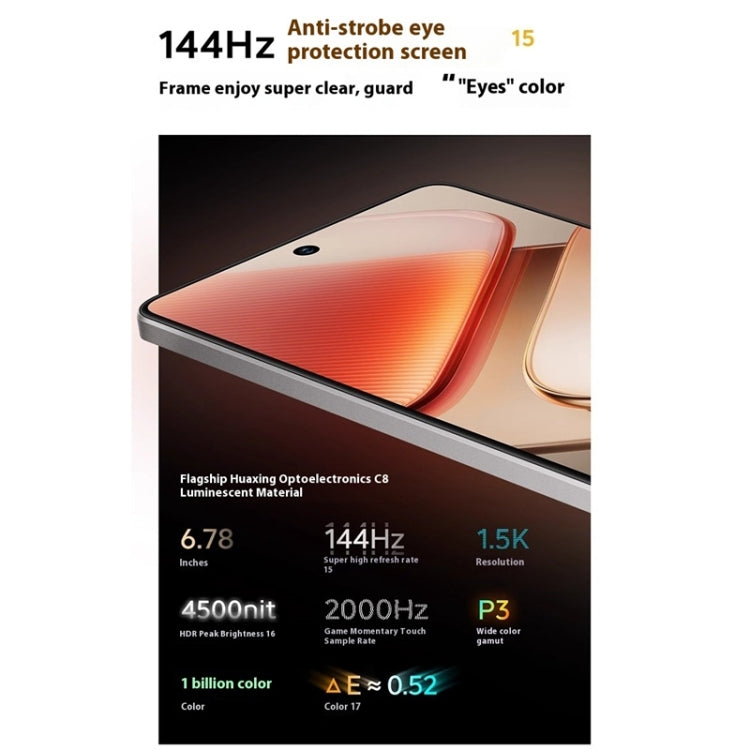 vivo iQOO Z9 Turbo+, 12GB+512GB, 6.78 inch Android 14.0 OriginOS 4 Dimensity 9300+ Octa Core 3.4GHz, OTG, NFC, Network: 5G, Support Google Play, 12GB+512GB