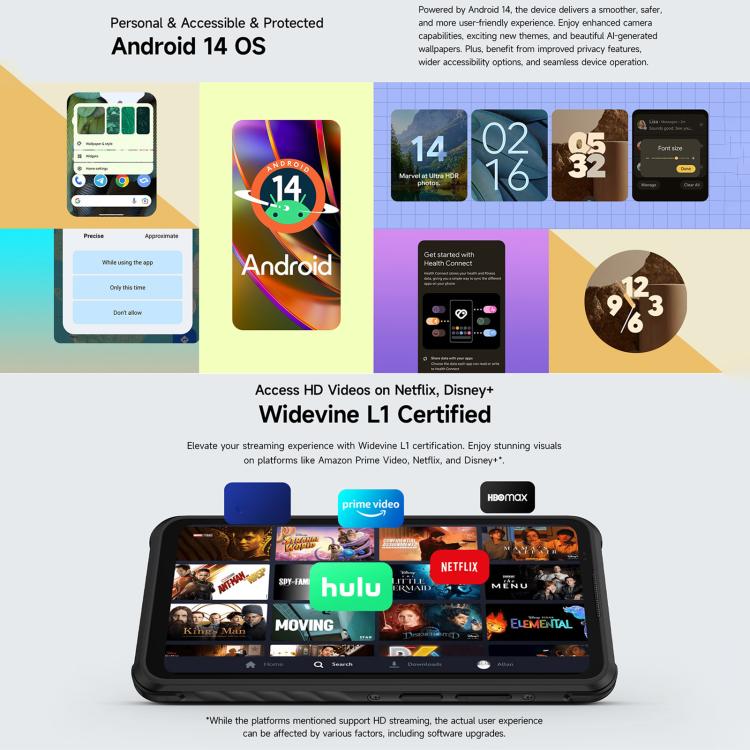 Ulefone Armor X31, 6GB+128GB, Night Vision, IP68/IP69K Rugged Phone, 6.56 inch Android 14 MediaTek Helio G91 Octa Core, Network: 4G, NFC, OTG, Armor X31