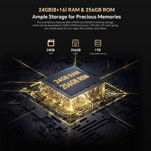 Oukitel WP23 Plus Rugged Phone, 8GB+256GB, 6.52 inch Android 14.0Unisoc T606 Octa-core, NFC, OTG, Network: 4G, WP23 Plus