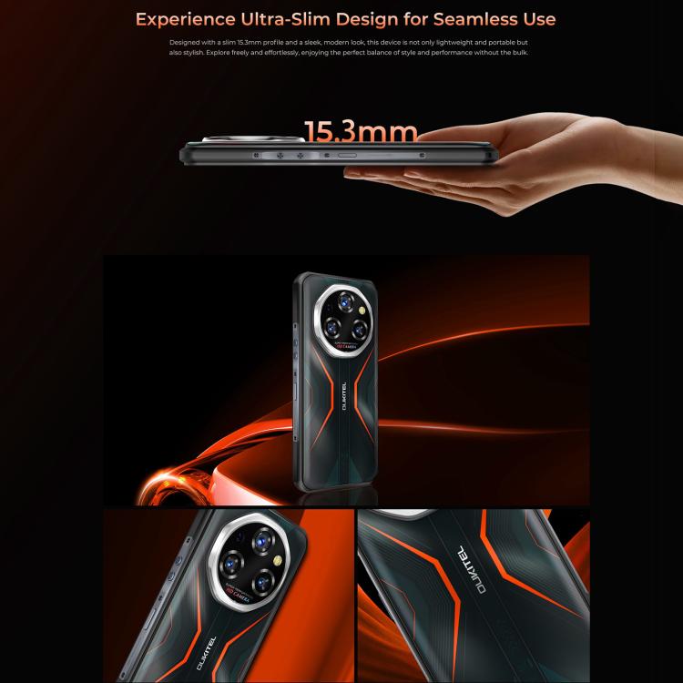 Oukitel WP55 Pro 5G Rugged Phone, 16GB+512GB, 108MP Camera, Fingerprint Identification, 6.6 inch Android 15 MediaTek Dimensity 7025 Octa Core, NFC, OTG, Network: 5G, WP55 Pro