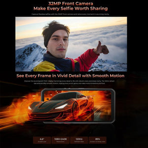 Oukitel WP55 Pro 5G Rugged Phone, 16GB+512GB, 108MP Camera, Fingerprint Identification, 6.6 inch Android 15 MediaTek Dimensity 7025 Octa Core, NFC, OTG, Network: 5G, WP55 Pro