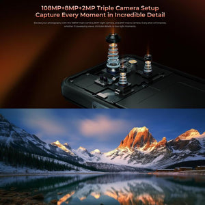 Oukitel WP55 5G Rugged Phone, 12GB+256GB, 108MP Camera, Fingerprint Identification, 6.6 inch MediaTek Dimensity 7025 Octa Core, NFC, OTG, Network: 5G, WP55