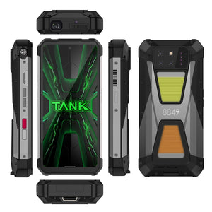 Unihertz 8849 Tank 3S Night Vision Projector Rugged Phone, 12GB+256GB, 6.79 inch Android 14 Dimensity 8200 Octa Core, Network: 5G, Tank 3S 12GB+256GB