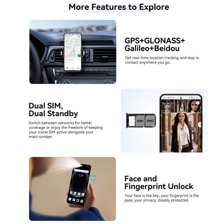 Blackview COLOR 6, 8GB+128GB, Fingerprint & Face Identification, 6.67 inch Android 15 MediaTek Helio G81 Octa Core, Network: 4G, 8GB+128GB