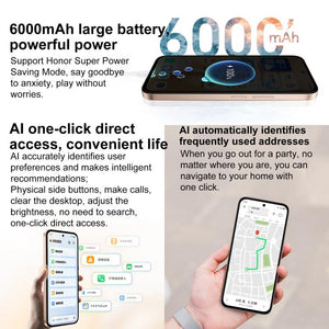 Honor Play 60m, 6GB+128GB, Side Fingerprint, 6.61 inch MagicOS 9.0 Dimensity 6300 Octa Core, Network: 5G, OTG, Play 60m, 6GB+128GB, 6GB+128GB