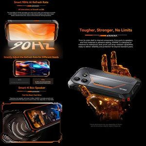 Blackview Oscal Marine 2, 4GB+64GB, 6.56 inch Android 15 Unisoc UMS9230E T615 Octa Core, Network: 4G, OTG, NFC, 4GB+64GB