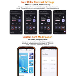 Blackview Oscal Marine 2, 4GB+64GB, 6.56 inch Android 15 Unisoc UMS9230E T615 Octa Core, Network: 4G, OTG, NFC, 4GB+64GB