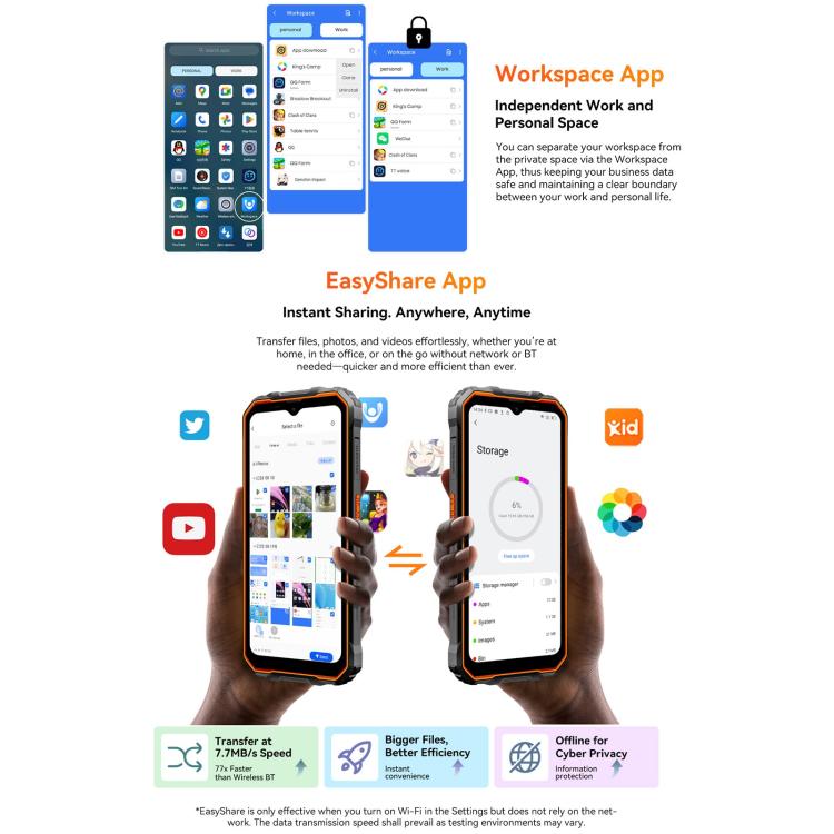 Blackview Oscal Marine 2, 4GB+64GB, 6.56 inch Android 15 Unisoc UMS9230E T615 Octa Core, Network: 4G, OTG, NFC, 4GB+64GB