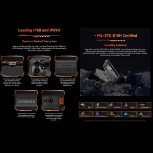 Blackview Oscal Marine 2, 8GB+256GB, 6.56 inch Android 15 Unisoc UMS9230E T615 Octa Core, Network: 4G, OTG, NFC, 8GB+128GB