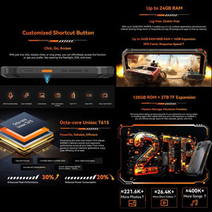 Blackview Oscal Marine 2, 8GB+256GB, 6.56 inch Android 15 Unisoc UMS9230E T615 Octa Core, Network: 4G, OTG, NFC, 8GB+128GB