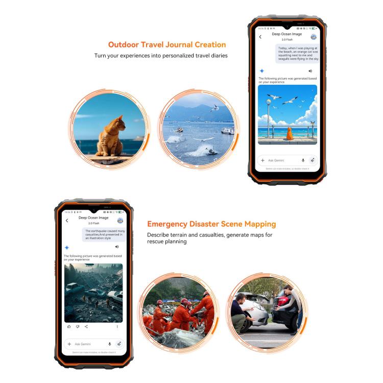 Blackview Oscal Marine 2, 8GB+256GB, 6.56 inch Android 15 Unisoc UMS9230E T615 Octa Core, Network: 4G, OTG, NFC, 8GB+128GB