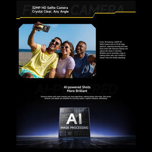 Ulefone Armor 30, 12GB+512GB, Night Vision, IP68/IP69K Rugged Phone, 6.95 inch Android 15 MediaTek Helio G100 Octa Core, Network: 4G, NFC, OTG, Armor 30