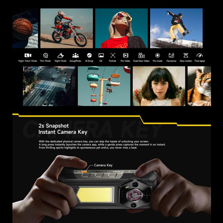 Ulefone Armor 30, 12GB+512GB, Night Vision, IP68/IP69K Rugged Phone, 6.95 inch Android 15 MediaTek Helio G100 Octa Core, Network: 4G, NFC, OTG, Armor 30
