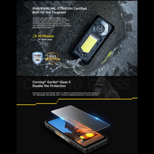 Ulefone Armor 30, 12GB+512GB, Night Vision, IP68/IP69K Rugged Phone, 6.95 inch Android 15 MediaTek Helio G100 Octa Core, Network: 4G, NFC, OTG, Armor 30