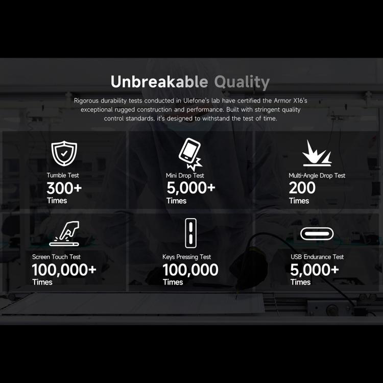Ulefone Armor X16, 6GB+128GB, Night Vision, IP68/IP69K Rugged Phone, 6.56 inch Android 15 MediaTek Helio G91 Octa Core, Network: 4G, NFC, OTG, Armor X16, 6GB+128GB
