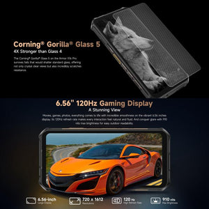 Ulefone Armor X16 Pro, 5GB+256GB, Night Vision, IP68/IP69K Rugged Phone, 6.56 inch Android 15 MediaTek Dimensity 6300 Octa Core, Network: 5G, NFC, OTG, Armor X16 Pro, 8GB+256GB