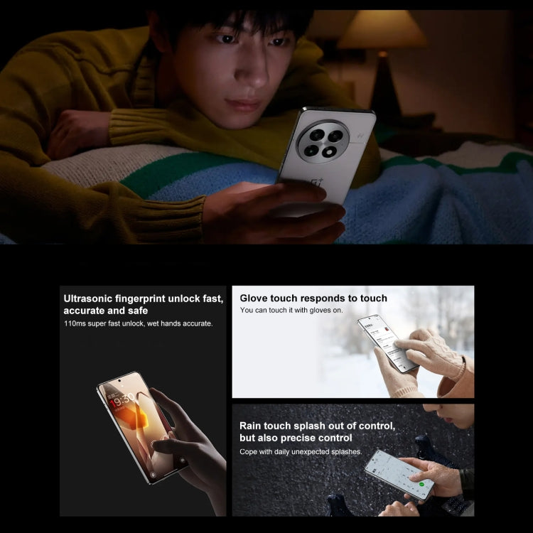 OnePlus 13 PJZ110, 12GB+256GB, Screen Fingerprint Identification, 6.82 inch ColorOS 15.0 / Android 15 Snapdragon 8 Elite 3nm Octa Core, NFC, Network: 5G, 12GB+256GB