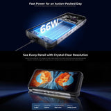 Oukitel WP100 Laser Rangefinder Rugged Phone, 12GB+512GB, 200MP Camera, Fingerprint Identification, 6.8 inch Android 14 MediaTek Dimensity 7300 Octa Core, NFC, OTG, Network: 5G, WP100