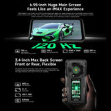 Ulefone Armor 33 Pro Rugged Phone, 16GB+512GB, Night Vision, 6.95 inch + 3.4 inch Dual Screen Android 14 MediaTek Dimensity 7300X Octa Core, Network: 5G, OTG, NFC, Armor 33 Pro