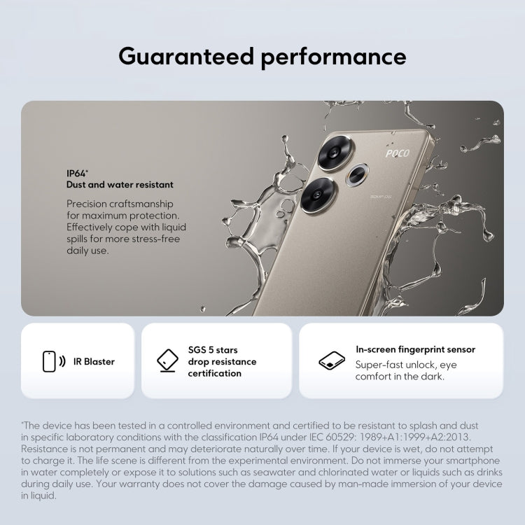 Xiaomi POCO F6 Global, 8GB+256GB, In-screen Fingerprint, 6.67 inch Xiaomi HyperOS Snapdragon 8s Gen 3 Octa Core 3.0GHz, NFC, Network: 5G, 8GB+256GB