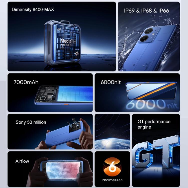 Realme Neo7 SE, 12GB+512GB, 6.78 inch Android 15 / Realme UI 6.0 MediaTek Dimensity 8400-MAX Octa Core, NFC, Network: 5G, Realme Neo7 SE, 16GB+512GB