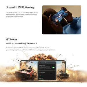 Realme 14 Pro, 16GB+256GB, Screen Fingerprint Identification, 6.77 inch Realme UI 6.0 Dimensity 7300 Octa Core, NFC, Network: 5G, 16GB+256GB, Realme 14 Pro, 16GB+256GB